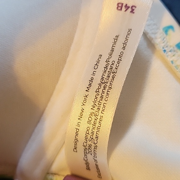 Adore Me 34B Padded Underwire Bikini Top With Lemons And Flowers - Picture 3 of 5